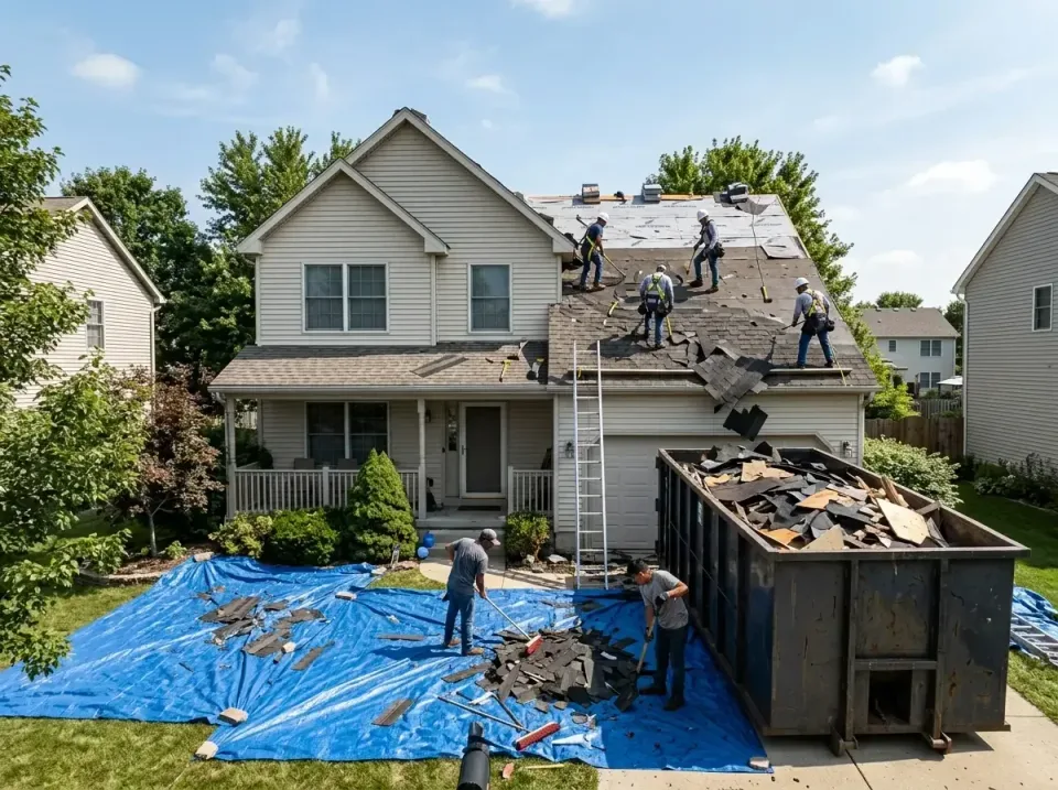 roof-replacement-debris-remova-004 — frequently asked questions, Cheapest Dumpster Rentals in Ellicott City, MD